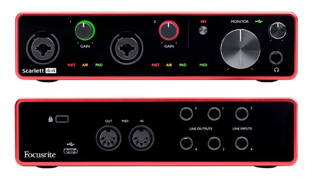 SCARLETT 4I4 USB Interface